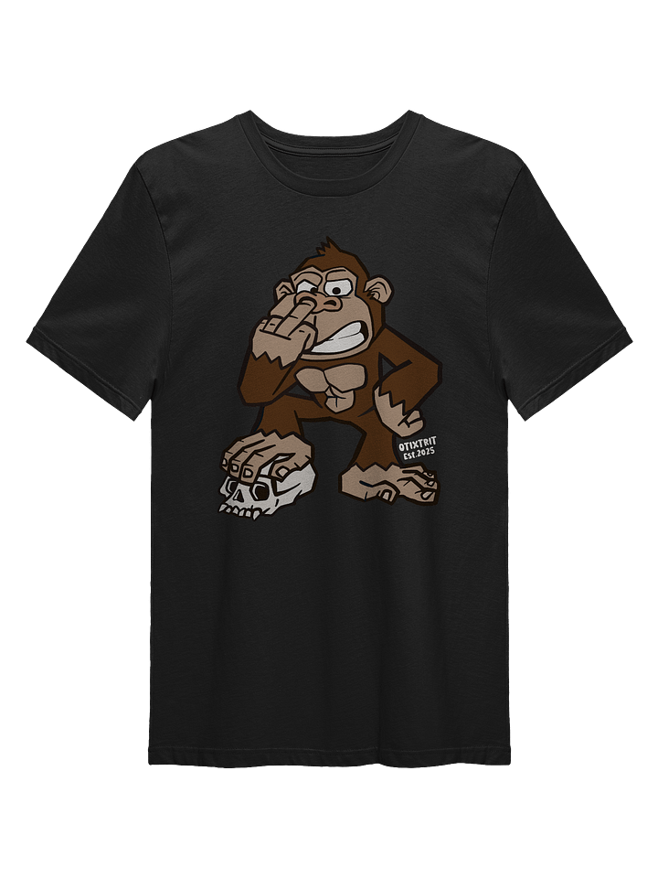 Rebellious MONKEY Middle Finger T-Shirt product image (1)