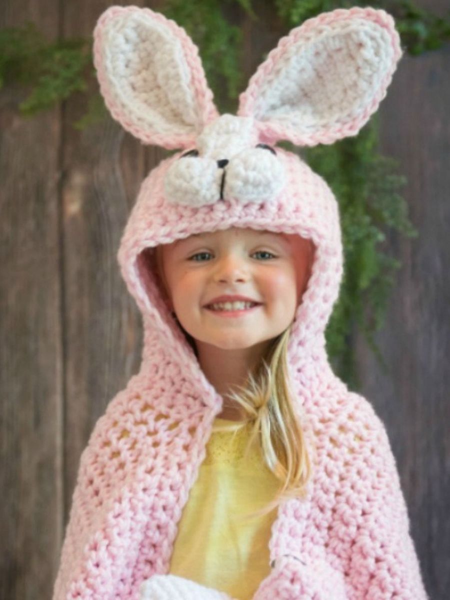 Hooded Rabbit Blanket Crochet Pattern product image (6)