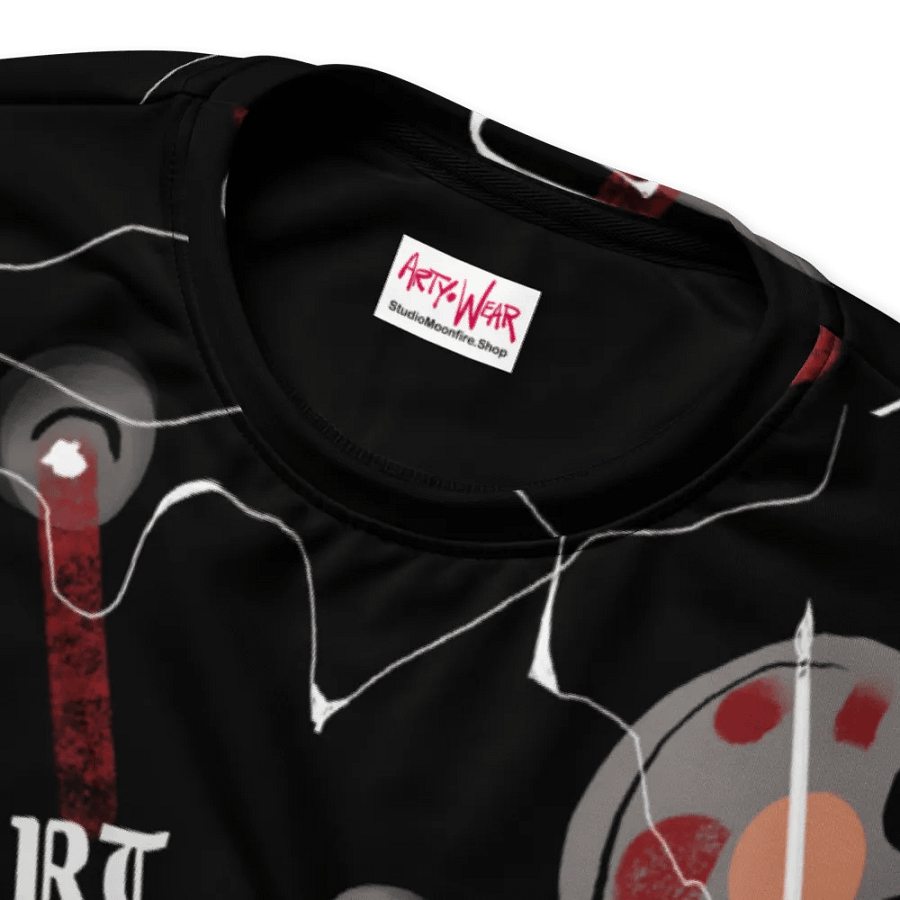 ScribbleWear #1 Unisex Art Sweatshirt/Black Palette product image (5)