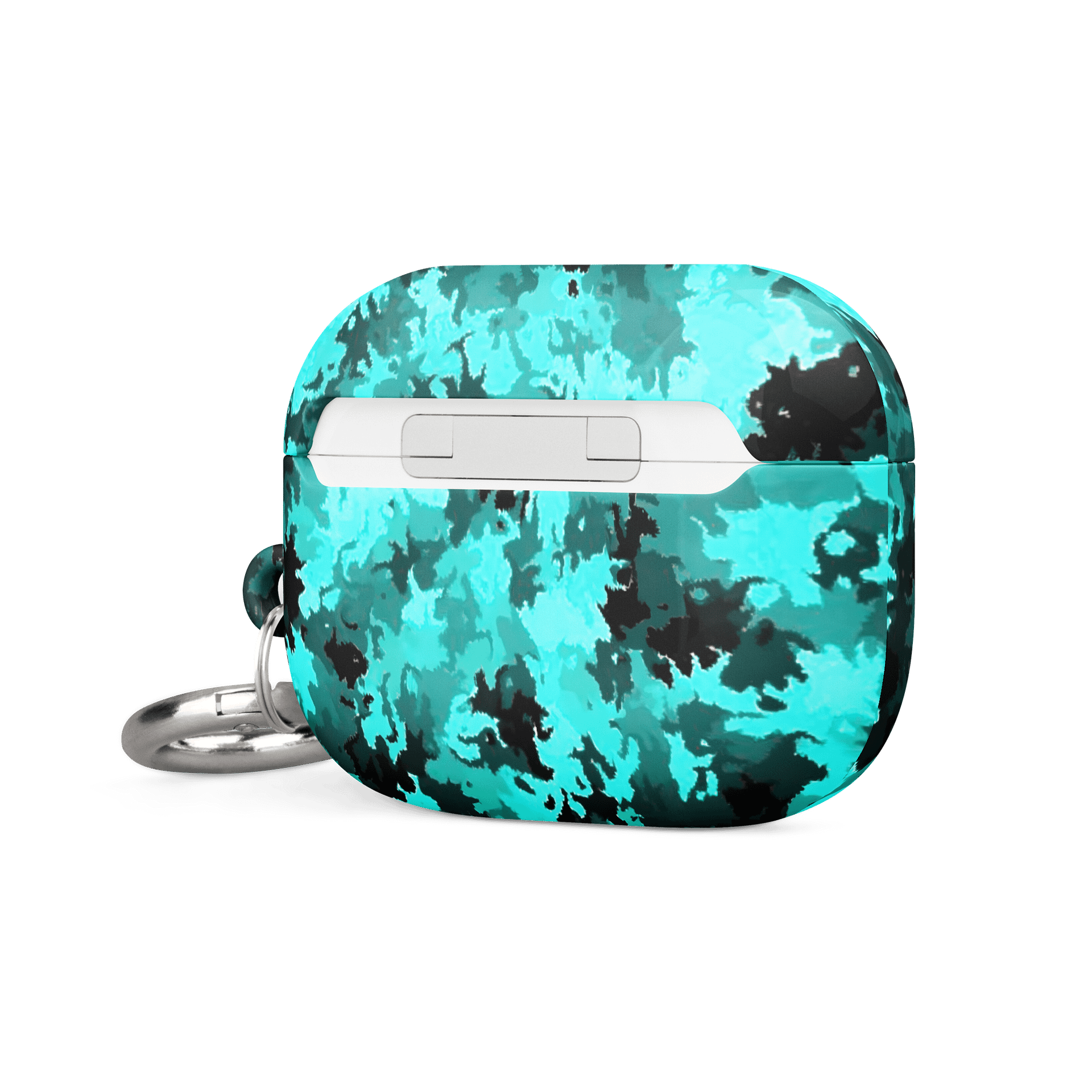 Turquoise Camo All-Over Print AirPods® Case product image (20)