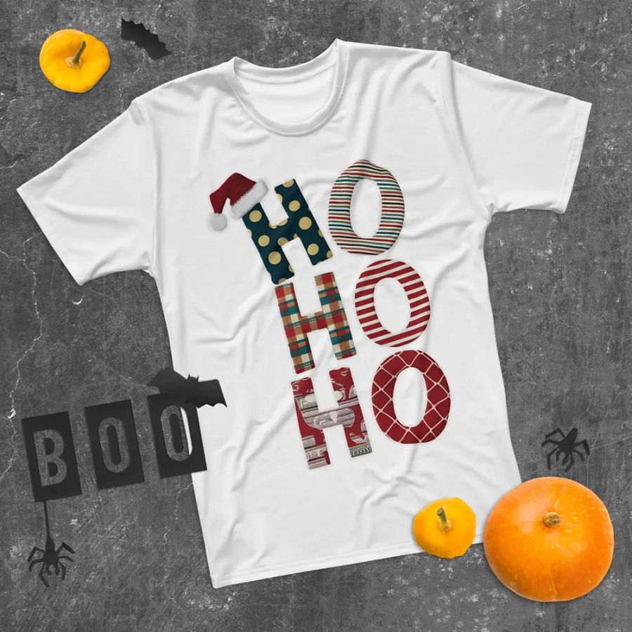 HO HO HO Text T Shirt product image (11)