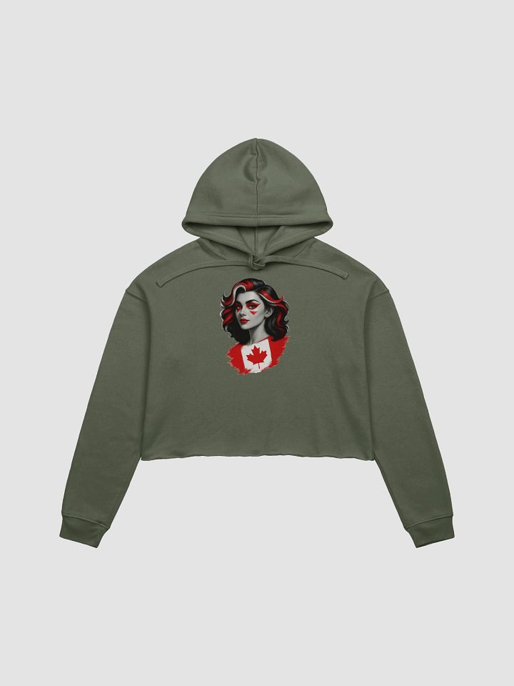 Canadian Flag Fashionista Crop Hoodie product image (3)