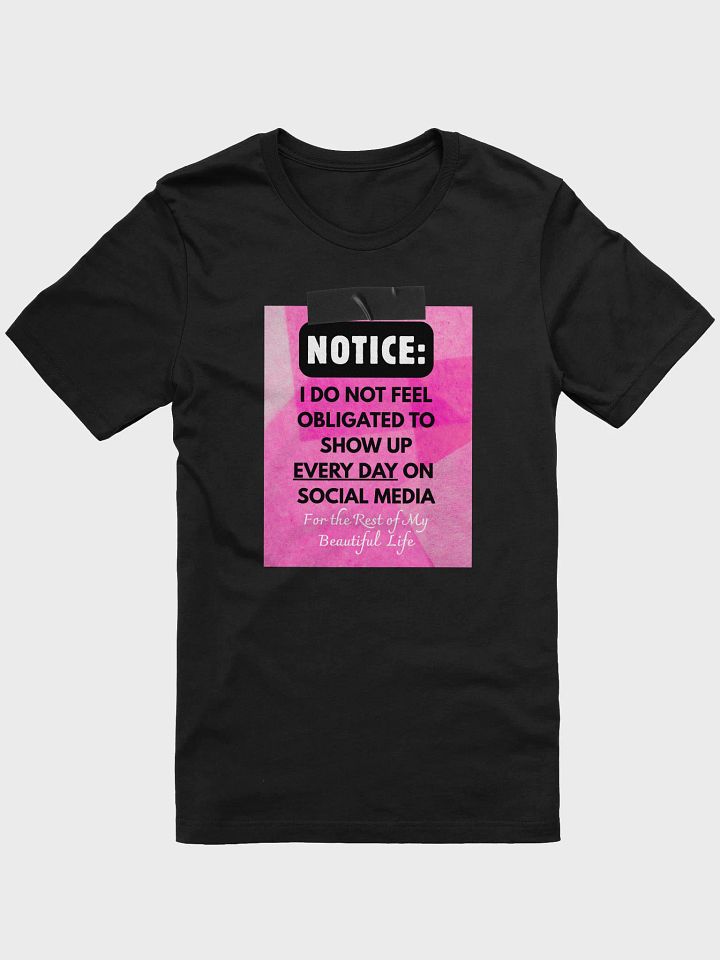 Not Seeing it For Social Media T Shirt product image (1)