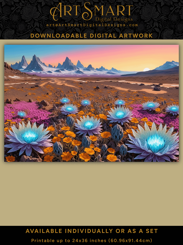 Alien Landscapes 1-6 product image (1)