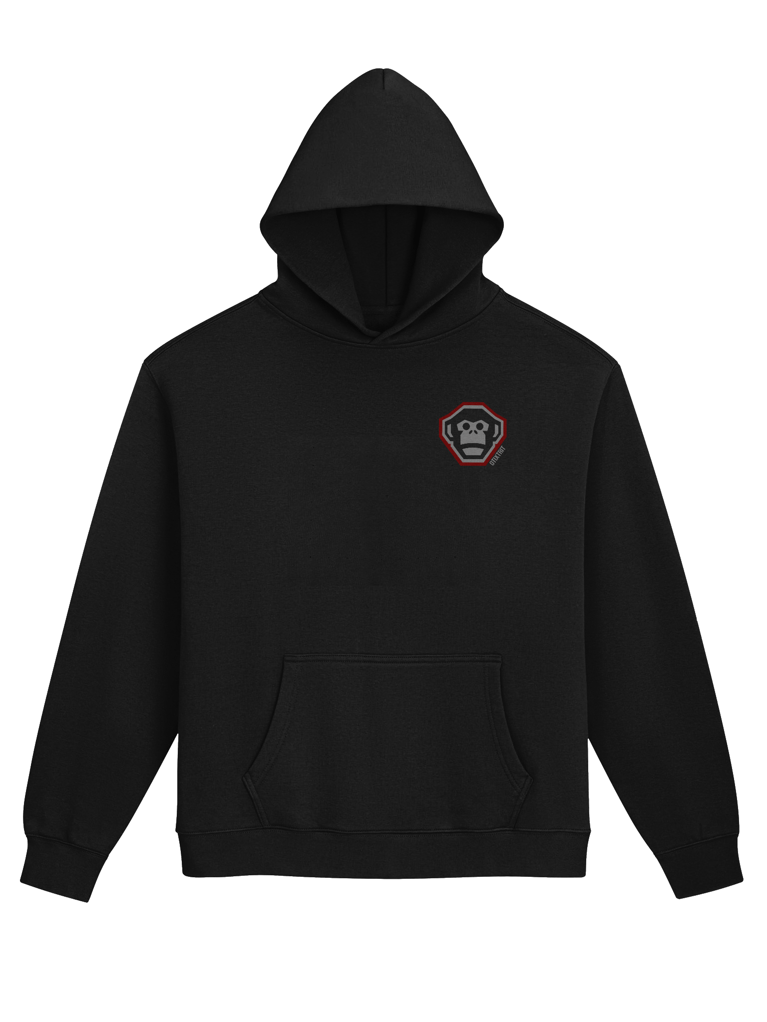 Geometric Ape Face Oversized Hoodie product image (1)