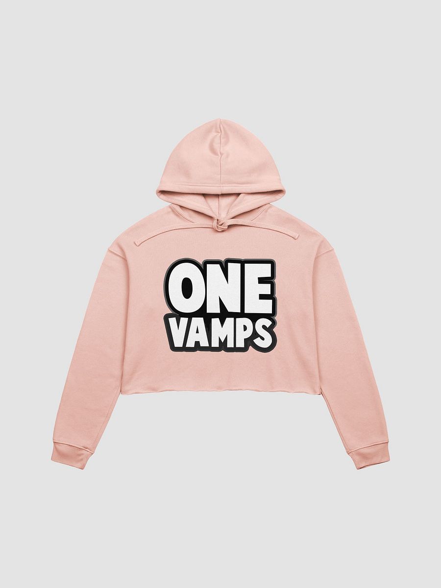 Women's Canvas Fleece Crop Hoodie OneVamps product image (1)