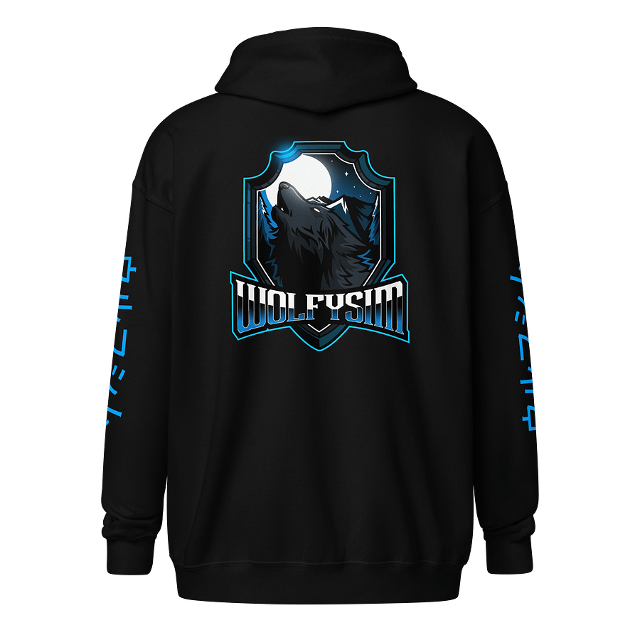 WolfySim Zip Hoodie Front and Back and Japanese Sleeves product image (2)