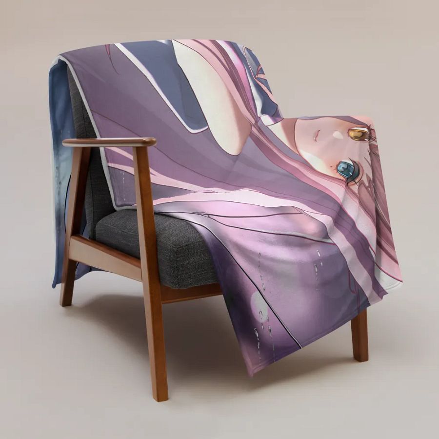 Rainy Day Peach Blanket product image (3)