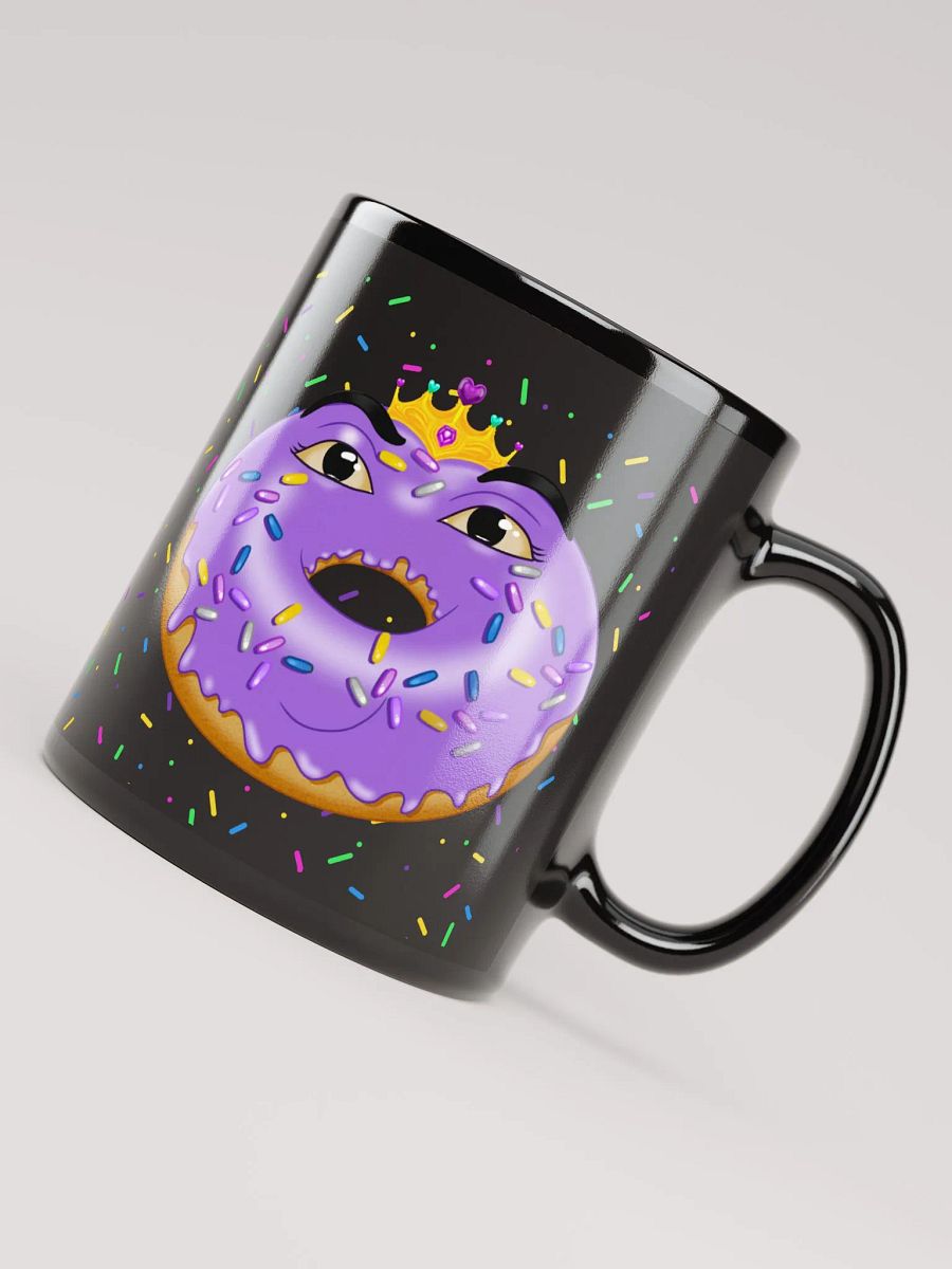 Ruler of the Donuts Black Mug product image (8)