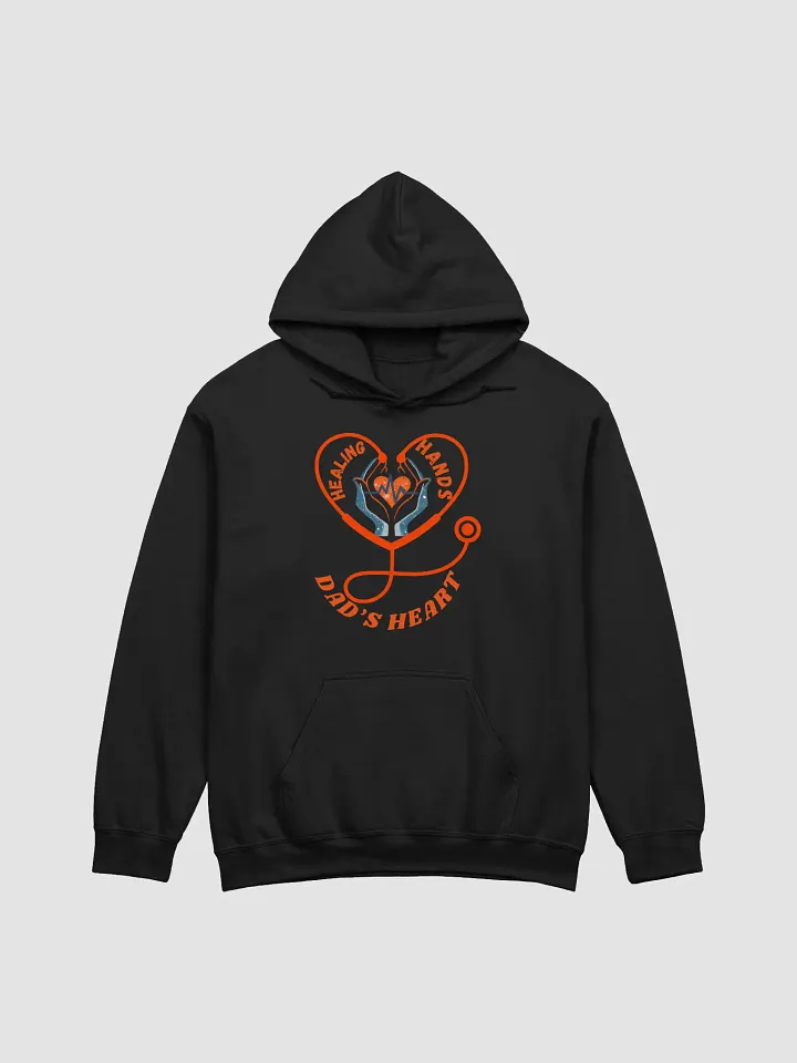 stethoscope, Healing Hands Dad's Heart Hoodie product image (5)