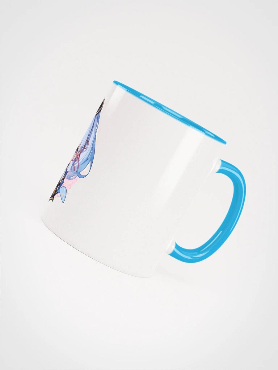Ayaka Genshin Impact Ceramic Mug – Blue Handle & Interior product image (5)