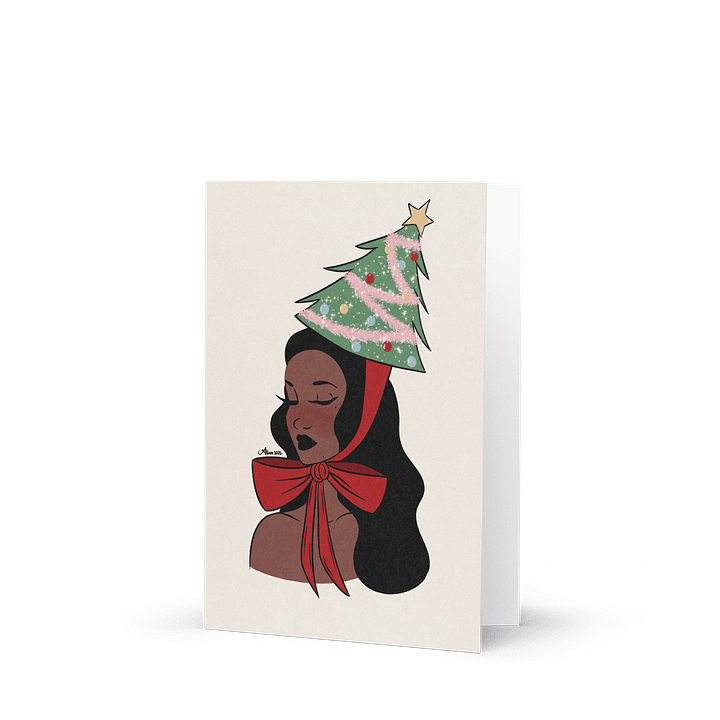Vintage Christmas Hat - Christmas Card product image (1)