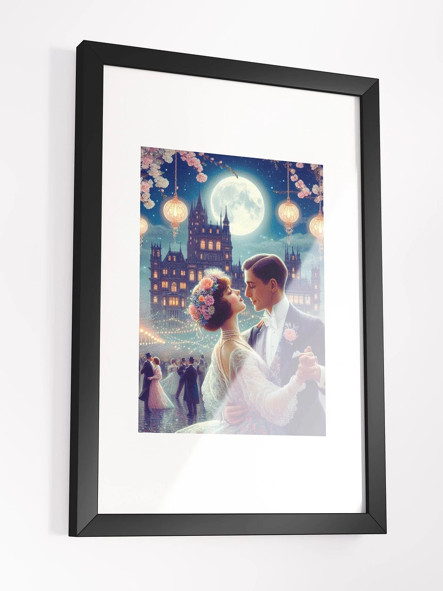 ⭐ Framed print + FREE digital PNG wallpaper. English Fairy Tale Summer Ball 1920s Ballroom music product image (3)