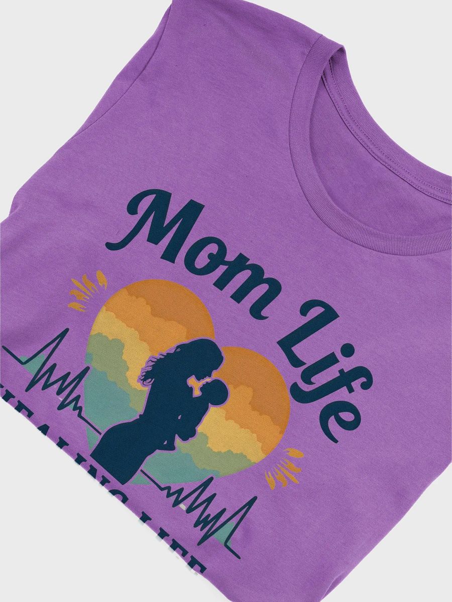 Mom Life Heartbeat Sunset T-Shirt product image (52)