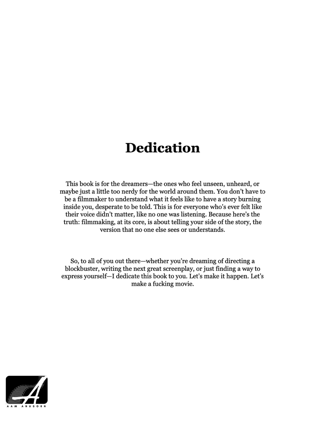 The Only Book You Need to Become a Filmmaker - A Filmmaker’s Survival Guide: Screw Film School, Just Make Movies | E-Book product image (3)