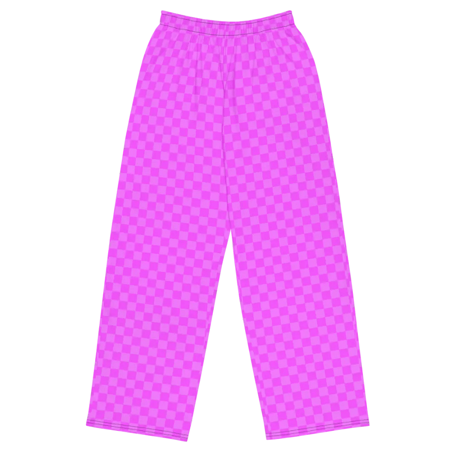 Premium Pink Checkered Pants product image (3)