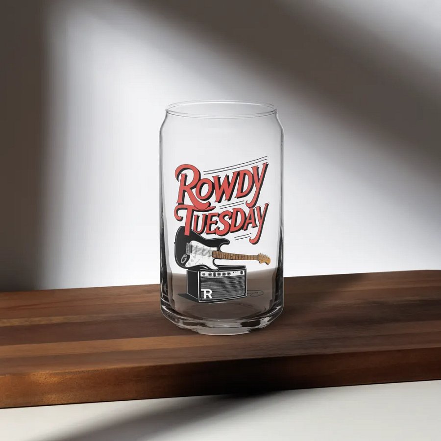 Rowdy Tuesday - Can Shaped Glass product image (35)