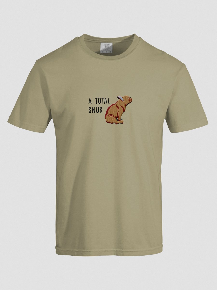 A Total Snub T-Shirt(Embroidered) of a French Bulldog(Tan) product image (17)