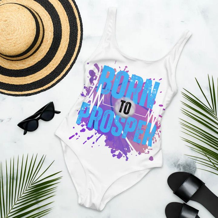 Born to Prosper Low Back All-Over Swimsuit product image (2)