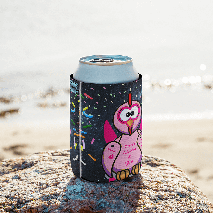 Starship Valkyrie Pixie's Chicken and Fish Coozie product image (8)