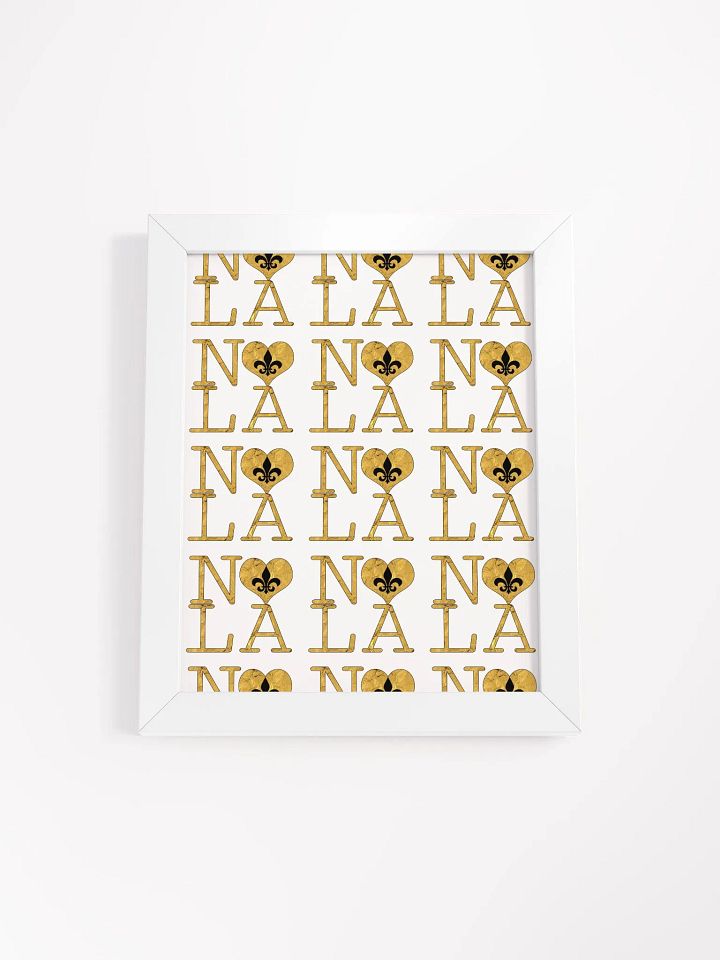 I LOVE NOLA **LEGACY POSTER** (GOLD WRAP FULL INFINITY WALL) product image (1)