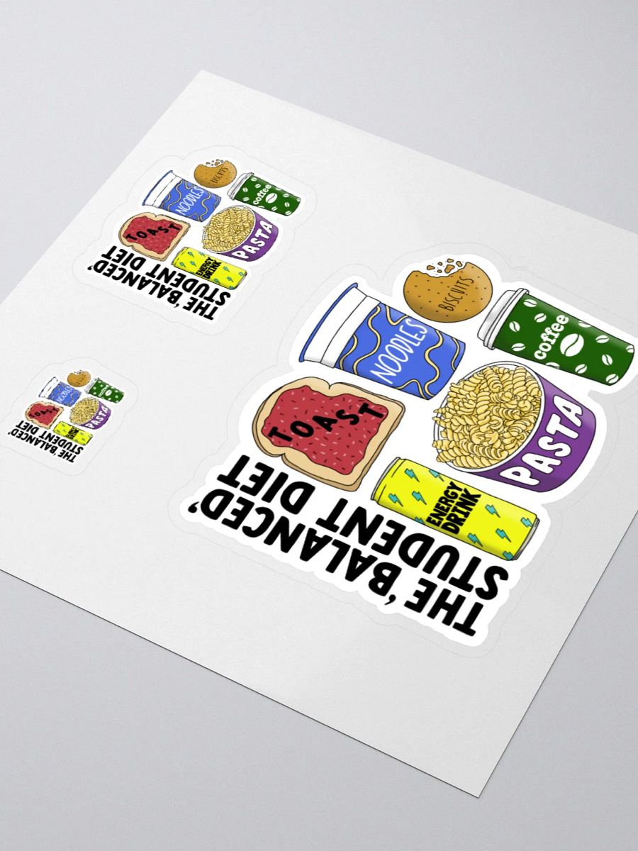 Student Diet Sticker product image (3)