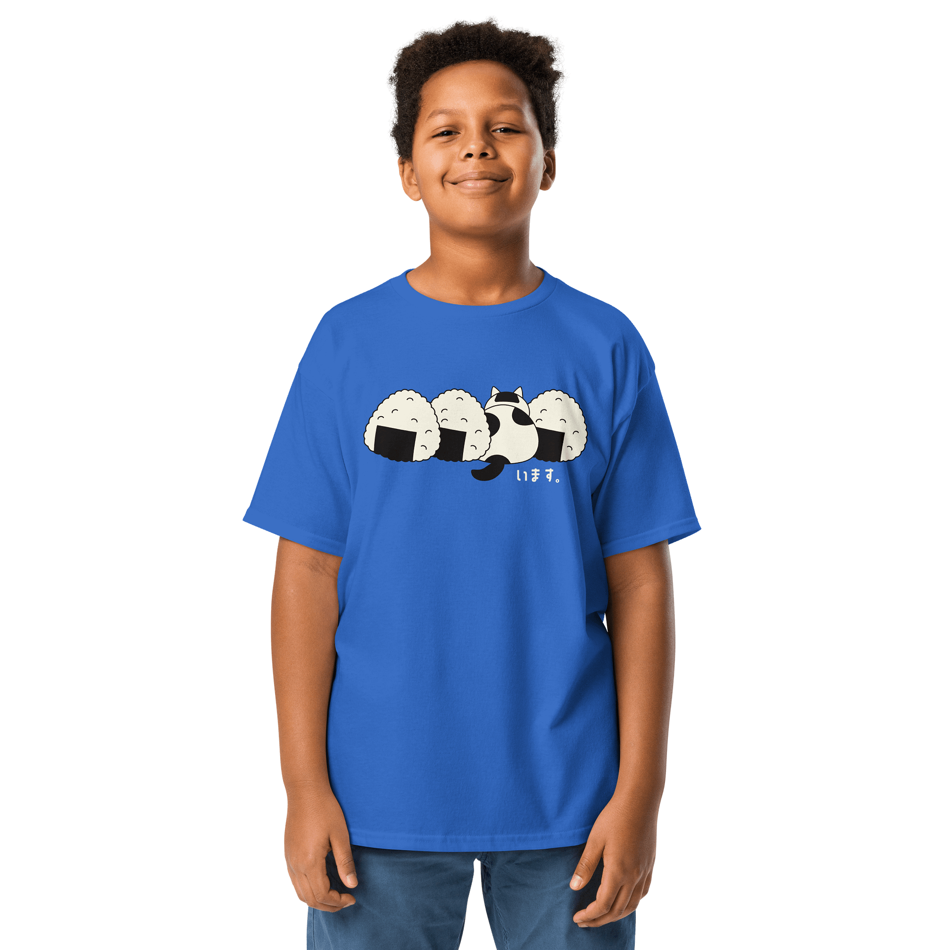 Rice Ball Cat - Youth Heavyweight T-shirt product image (1)