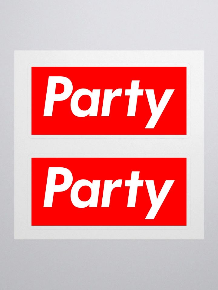 Double Trouble Party Stickers product image (1)