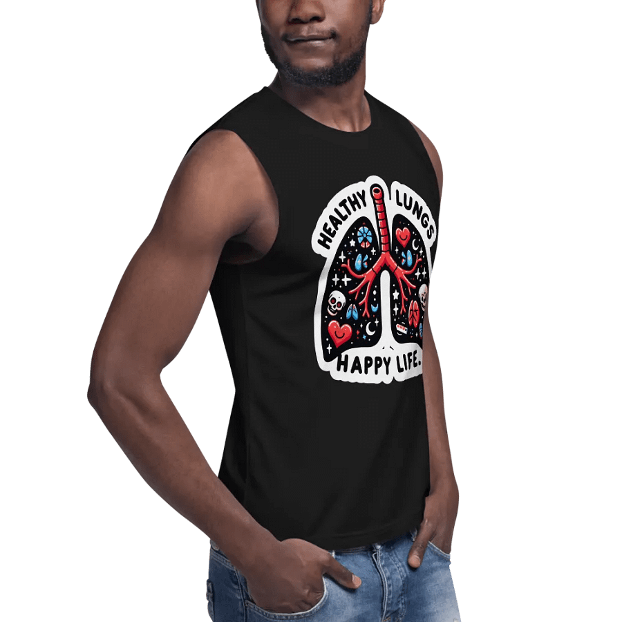 Vibrant Lung Art Muscle Tank product image (9)