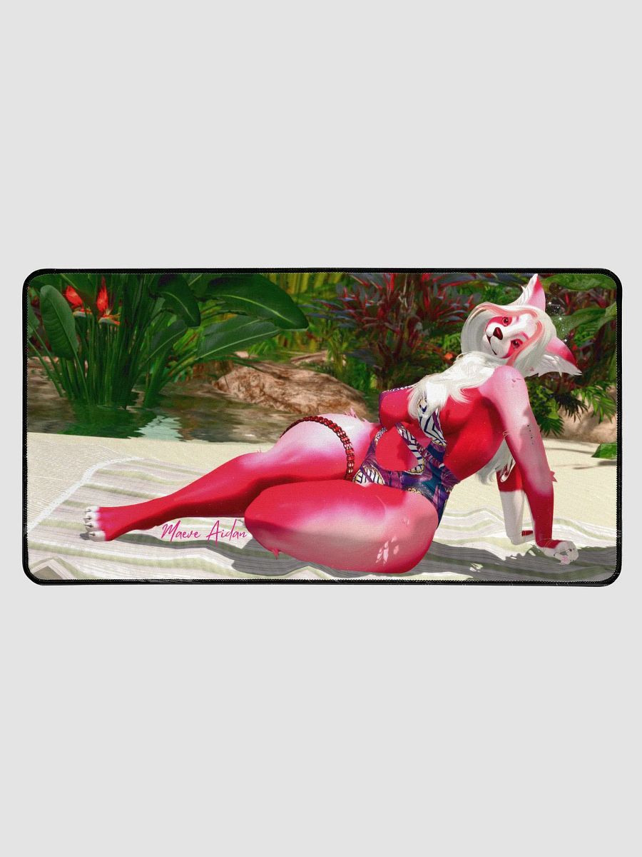 Panda Maeve Pinup2 - Desk Mat [15.5" x 31.5"] product image (1)