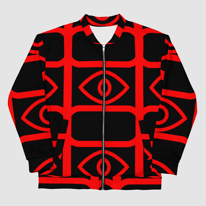 EyeSeeThru Logo Pattern Bomber Jacket product image (1)