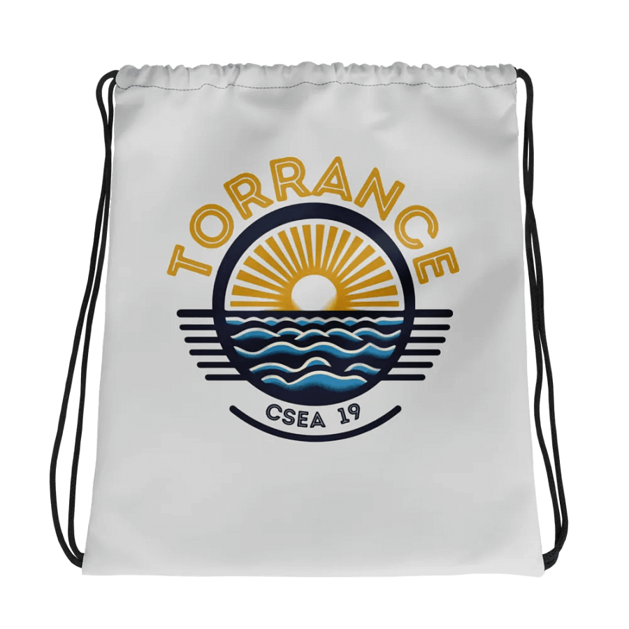 TUSD/CSEA Sun & Waves Drawstring Bag product image (1)