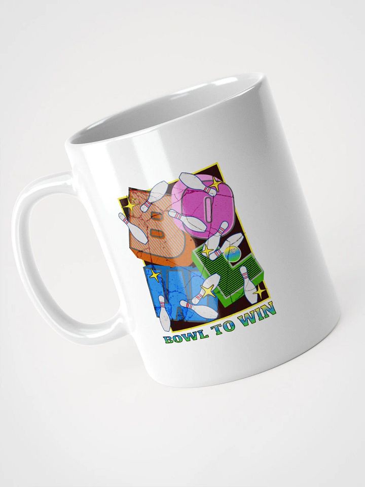 Bowl To Win Block Letter Colorful Bonanza Mug product image (2)