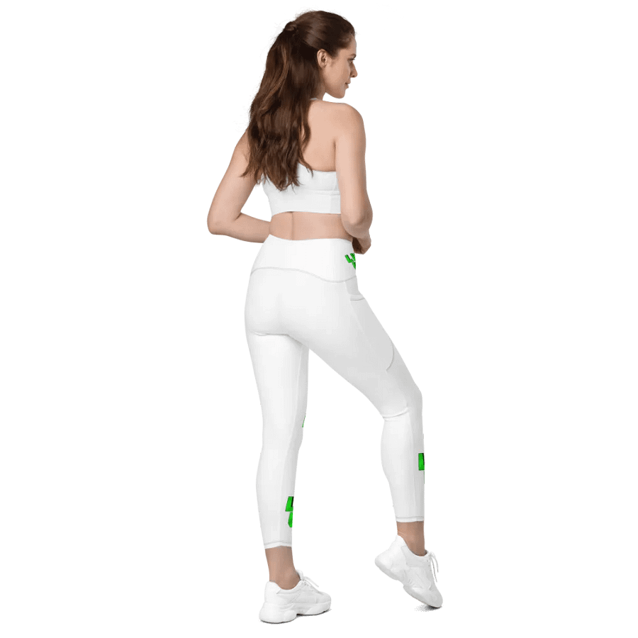LVL UP White Yoga Pants product image (9)
