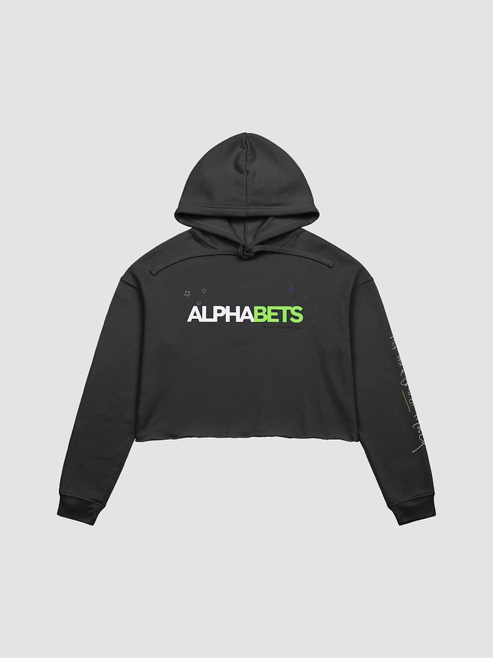 alpha bets cropped hoodie product image (1)