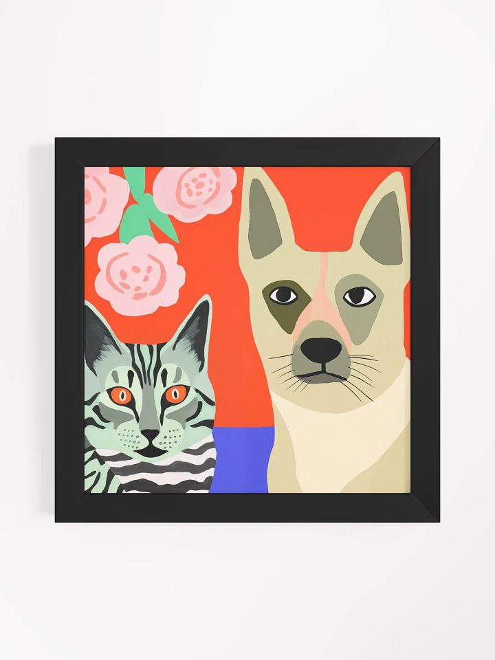 Whimsical Friends Framed Matte Poster product image (5)