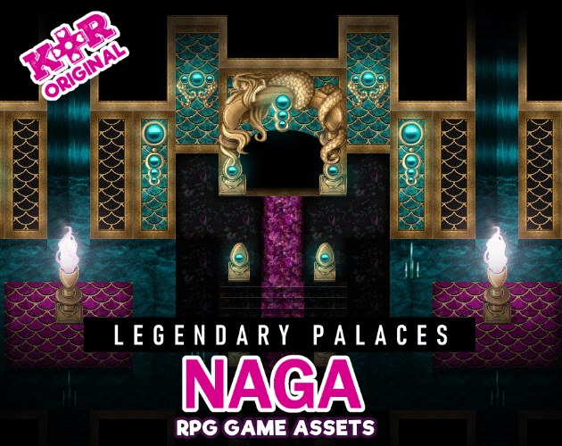 KR Legendary Palaces ~ Naga Tileset for RPGs product image (1)