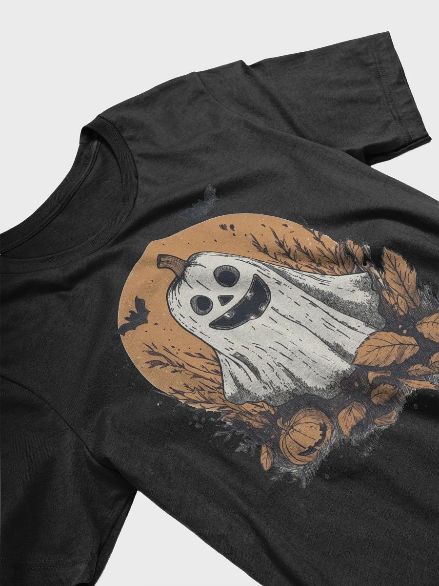 Pumpkin Patch Ghost (Black/White T-shirt) product image (3)