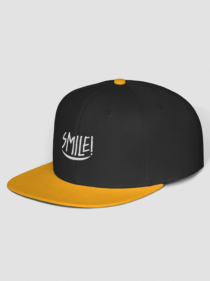 Cappellino “SMILE!” snapback - ricamo bianco product image (1)