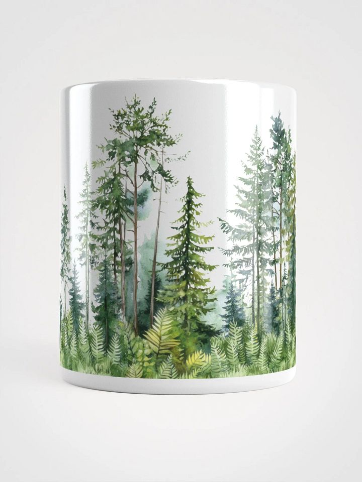 Enchanted Forest White Glossy Mug product image (2)