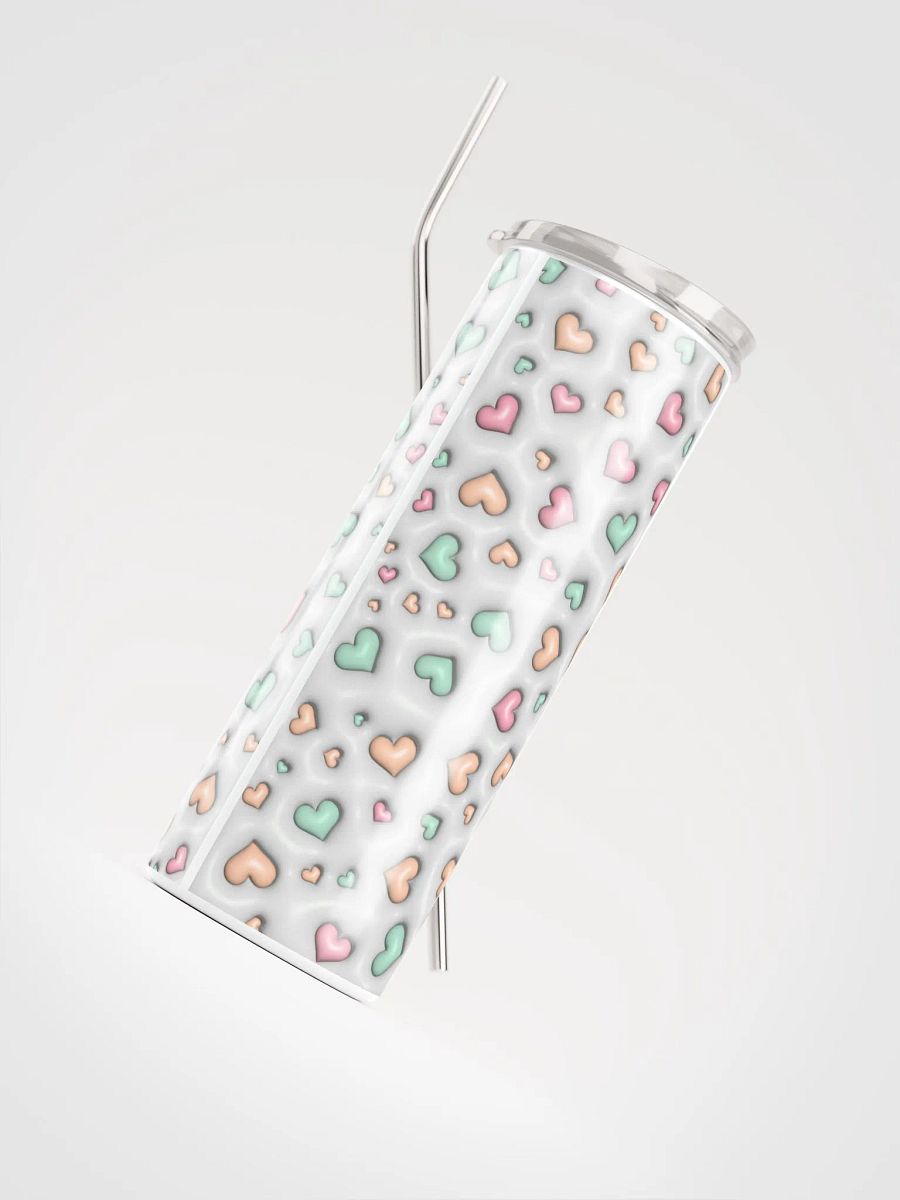 Pastel Heart Stainless Steel Tumbler product image (5)