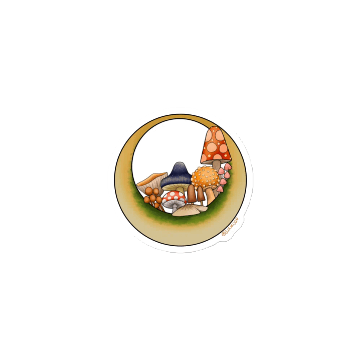 Moonie Shrooms Magnet product image (1)