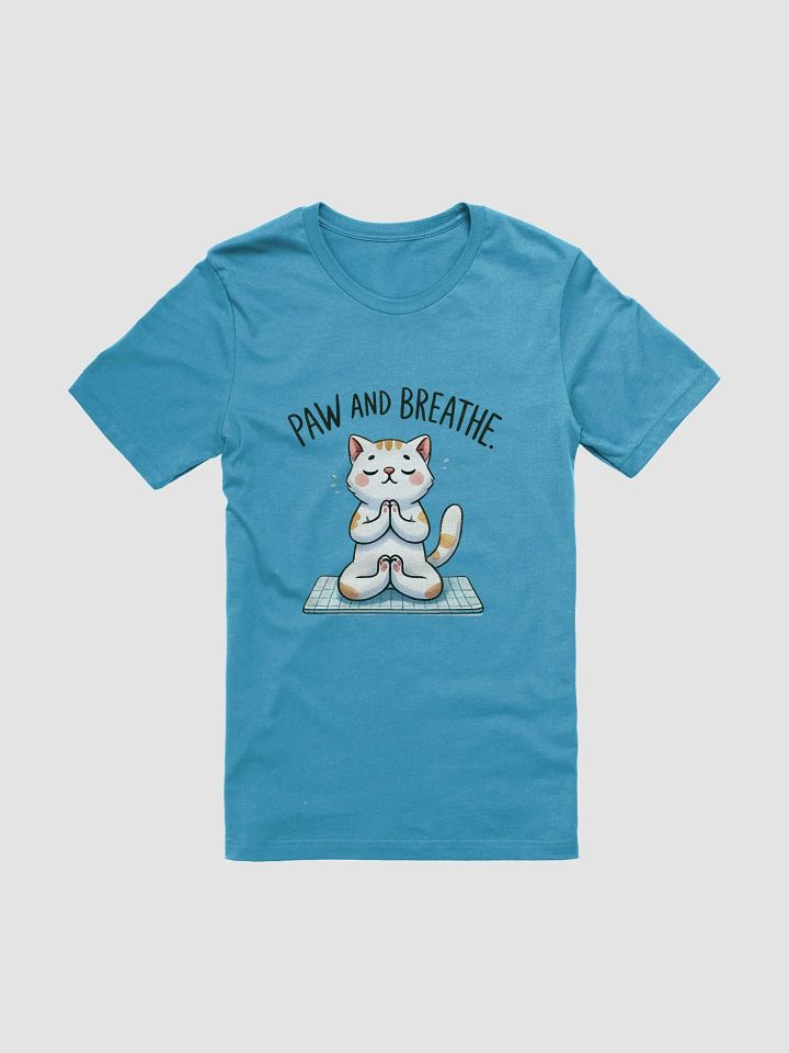 Paw and Breathe Yoga Cat T-Shirt product image (1)