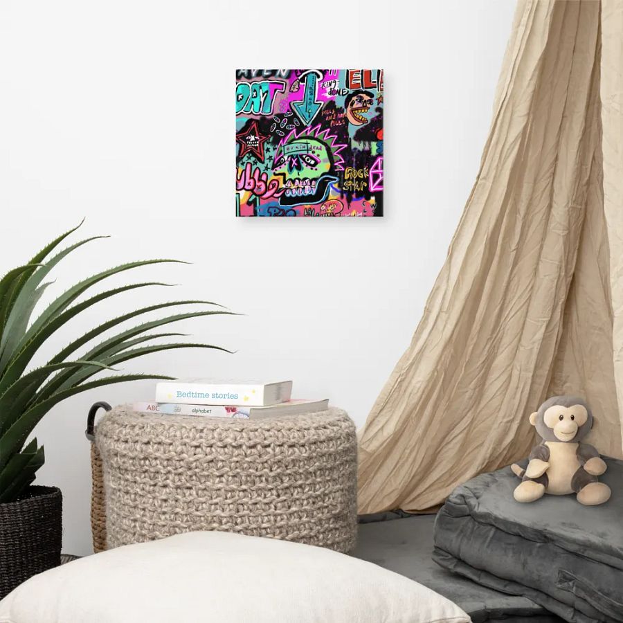 Graffiti Brain (Canvas) by Ross Pino product image (7)