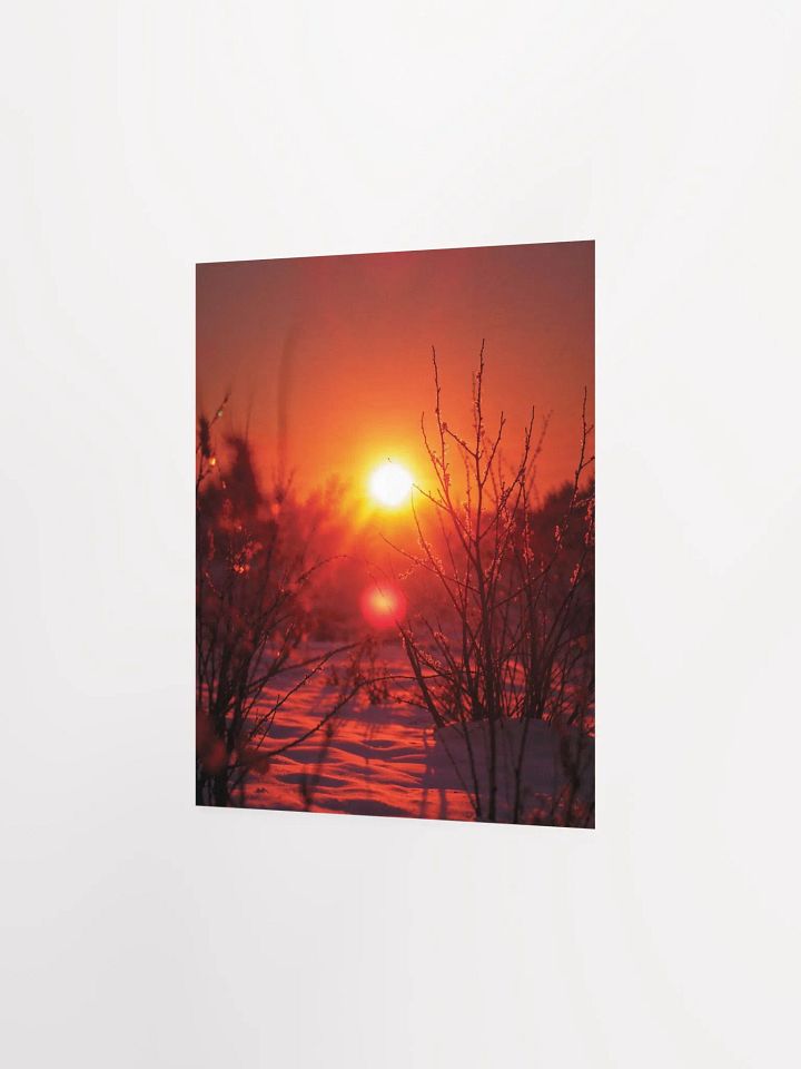 Winter Glow Matte Poster product image (3)