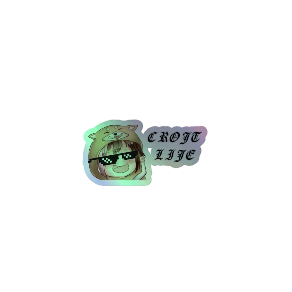 Croft Life Holographic Sticker product image (1)