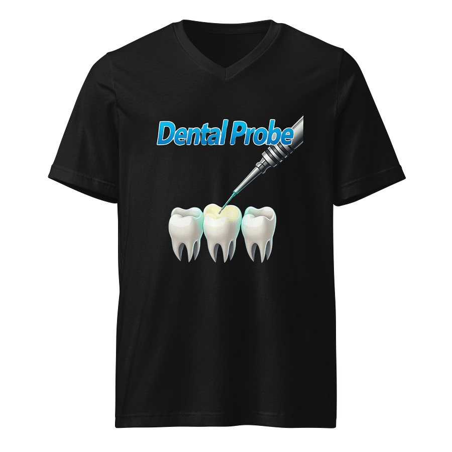 Dental Probe Illustrated V-Neck Tee product image (1)