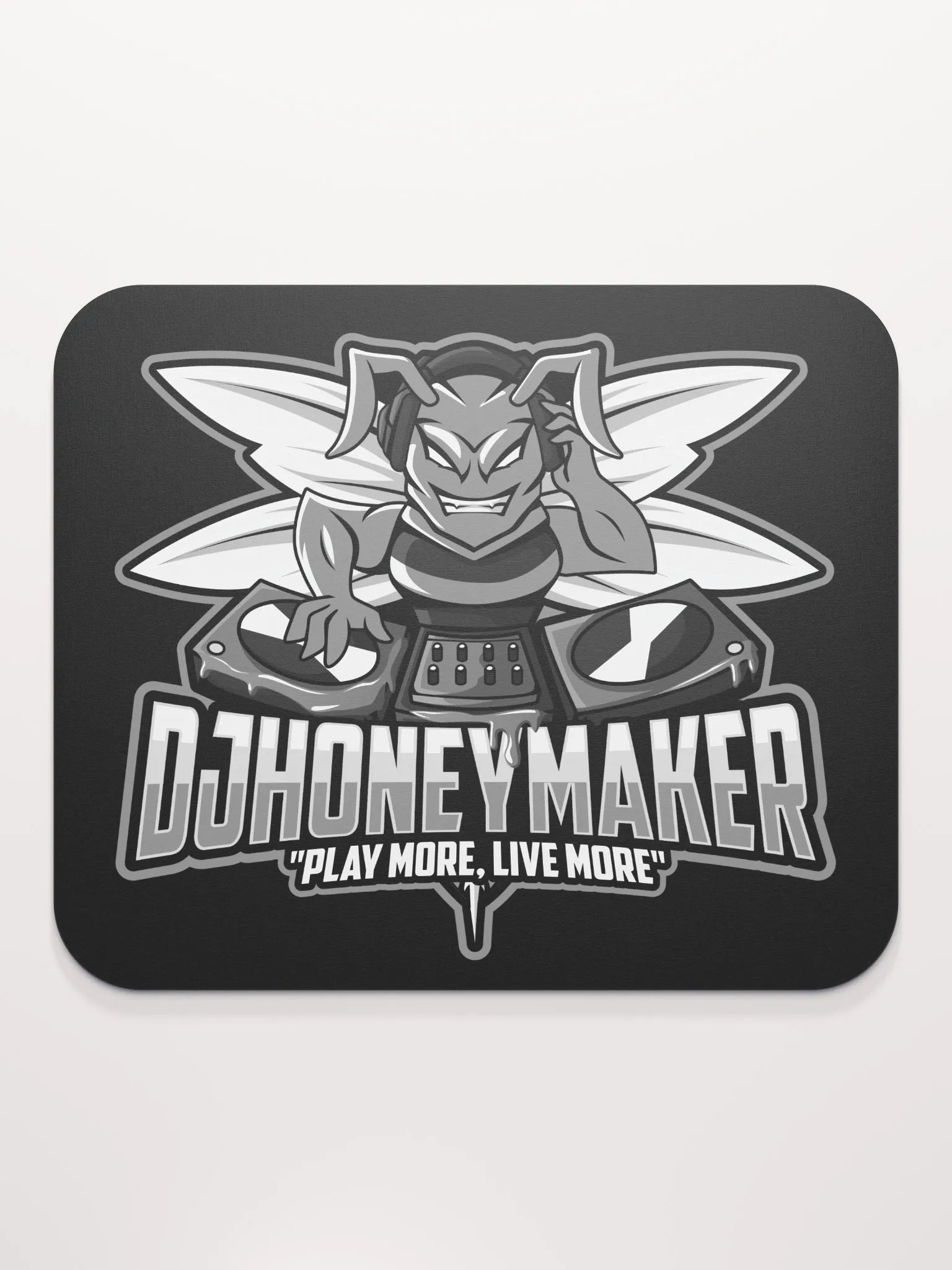 Black & White Logo Classic Mouse Pad product image (2)
