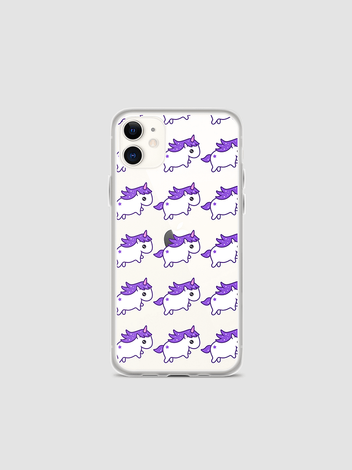 Uwu Unicorn All-Over Clear Case for iPhone® product image (1)