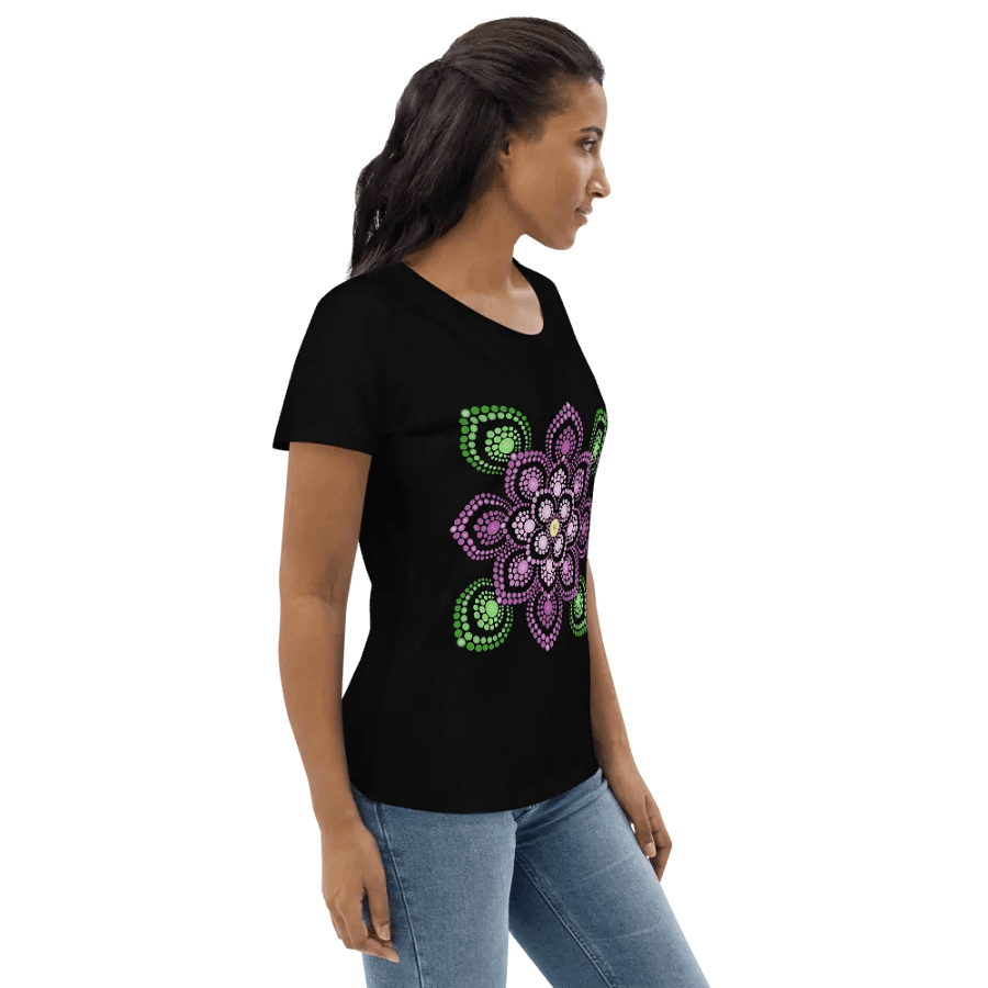 Purple and Green Mandala Women's Eco T-Shirt product image (10)